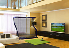 【室內高爾夫】打高爾夫球的瞄球方法