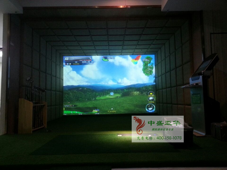 喜報(bào)：唐山某豪宅模擬高爾夫已驗(yàn)收